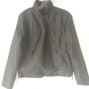 Sisley army green quarter zip pullover